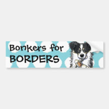 Custom Lamb Lover Border Collie Bumper Sticker