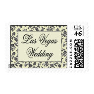 Custom Las Vegas vintage postage stamp