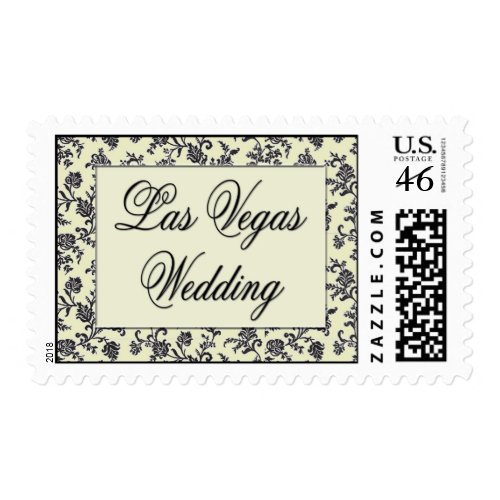 Custom Las Vegas vintage postage stamp