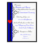 Custom Leather Pride LGBT Commitment Ceremony invitations