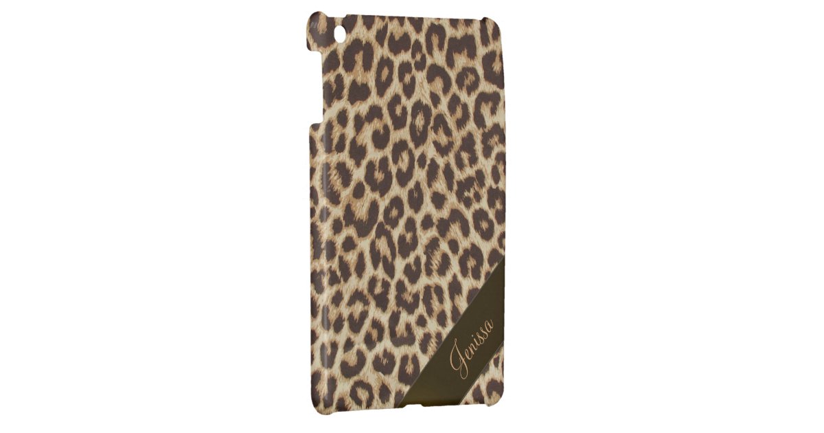 Custom Leopard Print iPad Mini Case Zazzle