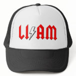 custom LIAM rock and roll shirt hats