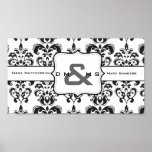 Custom Light Damask Print