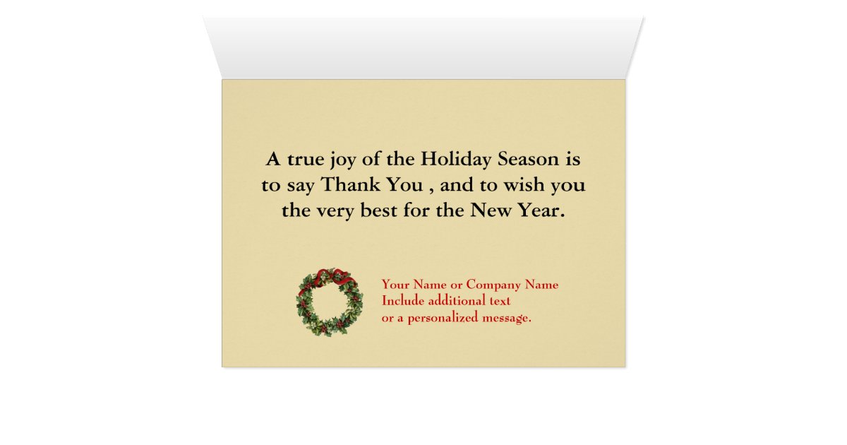 Custom Logo Business Christmas Cards | Zazzle