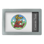Custom Logo Corporate Gift Rectangular Belt Buckle