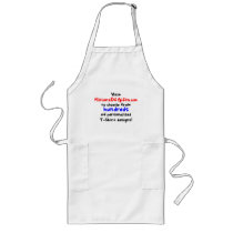 Custom Long Apron by millionsofgifts Custom Long Apron