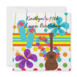 luau, tropical, birthday, customized, flip flops,