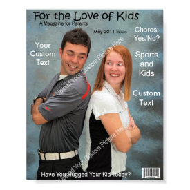 Custom Magazine Cover, Kids print