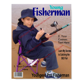 Custom Magazine Cover, Young Fisherman print