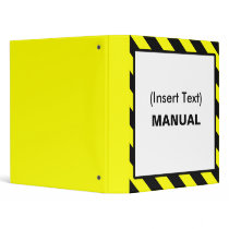 Custom Manual Binder by msdsbinders Custom Manual Binder