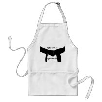 Custom Martial Arts Black Belt aprons