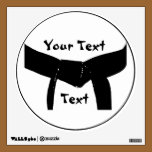 Custom Martial Arts Black Belt Wall Decal wall decals
