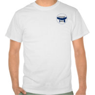 Custom Martial Arts Dark Blue Belt T-Shirt