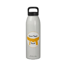 Custom Martial Arts Orange Belt Water Bottle