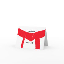 Custom Martial Arts Red Belt cards by loraseverson Custom Martial Arts Red Belt cards