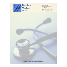 Custom Medical Doctor Stationary Personalized Letterhead