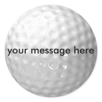 Custom Message Golf Ball Stickers by mikek92349 Custom Message Golf Ball Stickers