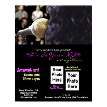 Custom Mic Drag Show Poster