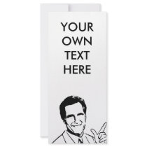 Custom Mitt Romney Rack Card Template
