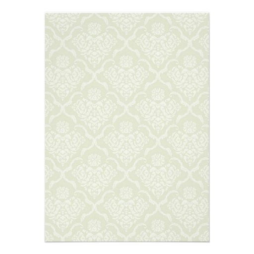 Custom Modern Damask Wedding Invitations