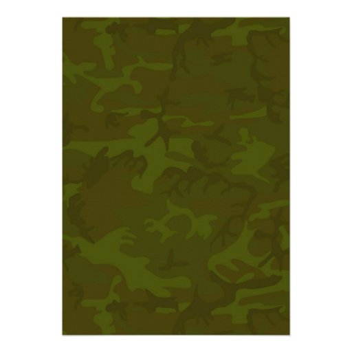 Custom Modern Military Wedding Invitations