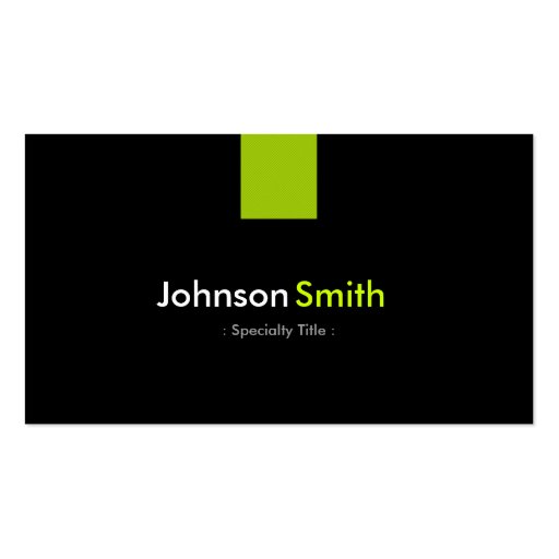 Custom Modern - Simple Mint Green Color Personal Business Card