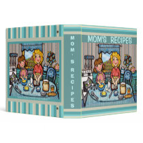 Custom Mom's Recipe Binder Scrapbook (Med.) by jamiecreates1 Custom Mom's Recipe Binder Scrapbook (Med.)