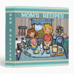 Custom Mom's Recipe Binder Scrapbook (Med.)