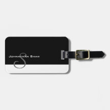 Custom Monogram 5 Travel Bag Tags
