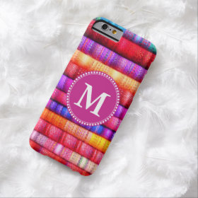 Custom Monogram Bold Colorful iPhone 6 Case