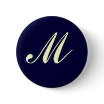 Custom Monogram Button buttons