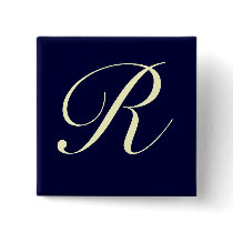 Custom Monogram Button buttons