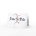 Custom Monogram E - Save the Date cards by monogramgallery Custom Monogram E - Save the Date cards