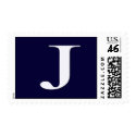 Custom Monogram J postage