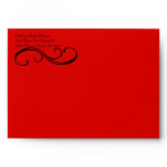Custom Monogram Matching Envelopes