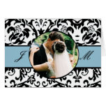 Custom Monogram & Photo Card cards
