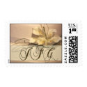 Custom monogram postage postage
