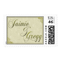 Custom Monogram Postage stamps