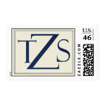 Custom Monogram Postage postage
