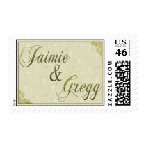 custom monogram postage stamps