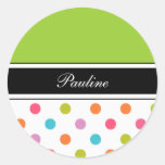 Custom Monogram Sticker Labels stickers