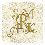 Custom  Monogram Sticker Shelley