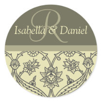 Custom Monogram Stickers For Envelopes