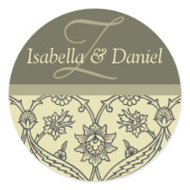 Custom Monogram Stickers For Envelopes