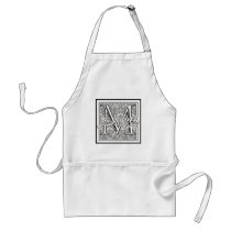 Custom Monogram Wedding Apron
