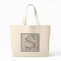 Custom monogram wedding bags by perfectpostage Custom monogram wedding bags