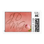 Custom Monogram Wedding Postage