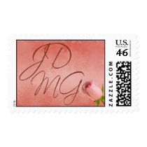 Custom Monogram Wedding Postage stamps