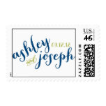 Custom Monogram Wedding Postage
