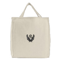 Custom Monogrammed Eagle Embroidered Bag embroidered bags